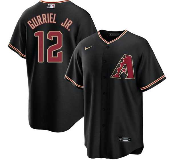 Men's Arizona Diamondbacks #12 Lourdes Gurriel Jr. Black Cool Base Stitched Baseball Jersey Dzhi,We sell and wholesale Men's Arizona Diamondbacks #12 Lourdes Gurriel Jr. Black Cool Base Stitched Baseball Jersey Dzhi on line form chian!